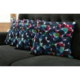 thumbnail image 5 of Ambesonne Geometric Throw Pillow Cover 4 Pack, Retro Colorful Mosaic, 16", Multicolor, 5 of 5
