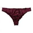 thumbnail image 2 of Womens Underwear Ultra Thin Fashion Satin Erotic Panties Breathable Panties Underwear Women Men, 2 of 6