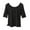 Black, variant on Wyobmus Womens Comfy Summer Tops Loose Fit Crew Neck T Shirt Casual Lightweight Summer Fashion Short Sleeve Cute Basic Tees Blouse X-2X Black