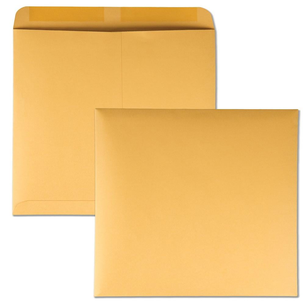 41465 Catalog Envelopes, Heavyweight/Gummed, 9x12, 28lb, Kraft, 250/Box