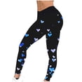 thumbnail image 6 of Outfmvch Valentine's Day Sweatpants Leggings with Pockets Womens Leggings with Pocket Joggers for Women Wide Leg Yoga Pants for Women Straight Leg Yoga Pants for Women Thick Yoga Pants Sky Blue S, 6 of 7