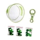 thumbnail image 4 of Bolsa de almacenamiento de muñecas transparente de PVC, bolsa de almacenamiento de muñecas pequeña, estuche de exhibición portátil de coleccionables p Verde, 4 of 7