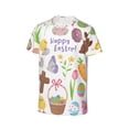 thumbnail image 3 of Fuzoiu Happy Easter1 Print Boys' Casual T-Shirt,Crewneck Undershirts,Boys Athletic Shirt,Short Sleeve T-Shirts for Outdoor Play, 3 of 7