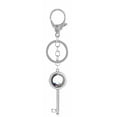 thumbnail image 1 of BG247 Floating Key Locket  (Mini Rhinestone Circle Keychain), 1 of 6