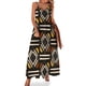 thumbnail image 1 of Vestido sin mangas con estampado de patrón de tela de barro africano, vestido vintage para mujer, vestido de noche, vestido de fiesta de lujo para mujer, 1 of 7