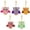 Shape 48, variant on 1 Set 5Pcs 5D Diamond Art PaintingKeychain Kit Owl Diamond Art PaintingKeychain DIY Handmade Full Diamond Art