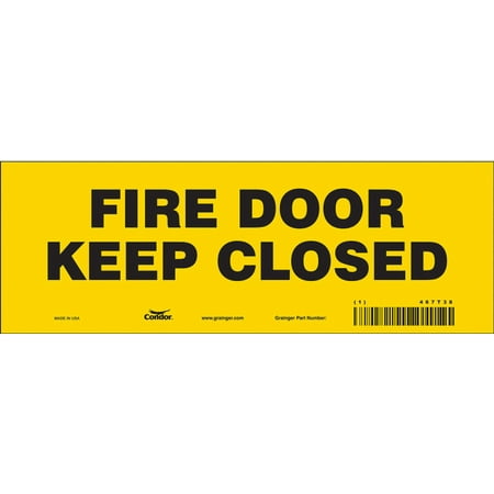 

Condor Safety Sign 3 1-2 in x 10 in Vinyl 467T38 467T38 ZO-G5071792