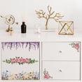 thumbnail image 4 of Rub on Transfer Decals for Furniture Crafts 6"x12" 3Pcs Floral Border Waterproof UV DTF Transfer Decals Sticker, 4 of 9