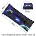 thumbnail image 4 of Astronaut Print Mastectomy Pillow for Car - Planet Themed Post Surgery Seatbelt Cushion, 4 of 7
