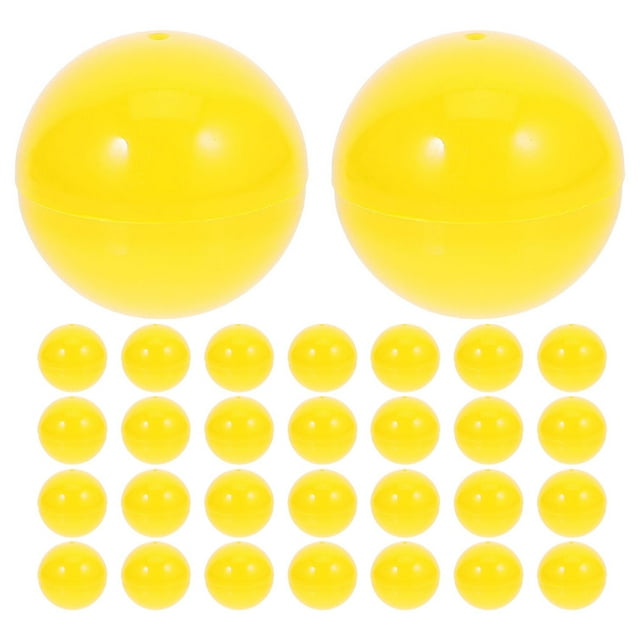 KAKOWELY favor 30pcs Openable Raffle Balls Party Balls for Raffle Small Raffle Balls Party Lottery Balls Game Raffle Balls Portable Game Balls Plastic Ball Props Colored Lottery Balls