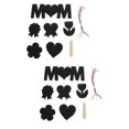 thumbnail image 3 of FRCOLOR 2 Sets of Scratch Mother's Day Ornaments Scratch Off Cards Party Hanging Art Crafts, 3 of 8