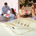thumbnail image 7 of Turandoss June Birthstone Necklaces for Women 14K Gold Plated Dainty Alexandrite Light Purple Color Birthstone Layered Necklace Gold CZ Necklace Cute Women Jewelry Birthday Gifts, 7 of 7
