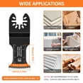 thumbnail image 2 of POINTERTECK 8Pcs Japanese Tooth Oscillating Saw Blades High Carbon Steel Oscillating Multitool Blades, 2 of 9