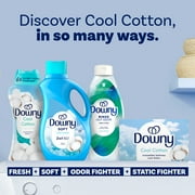 Downy Liquid Laundry Fabric Softener and Conditioner, Cool Cotton Scent, 44 fl oz, 60 Loads