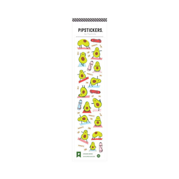 Sticker: Avocado Asanas