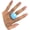 Blue&Transparent, variant on Multicolor Resin Chunky Rings.Transparent Acrylic Rings Exaggerated Knuckle Finger Rings Charm Geometric Jewelry Gifts for Women