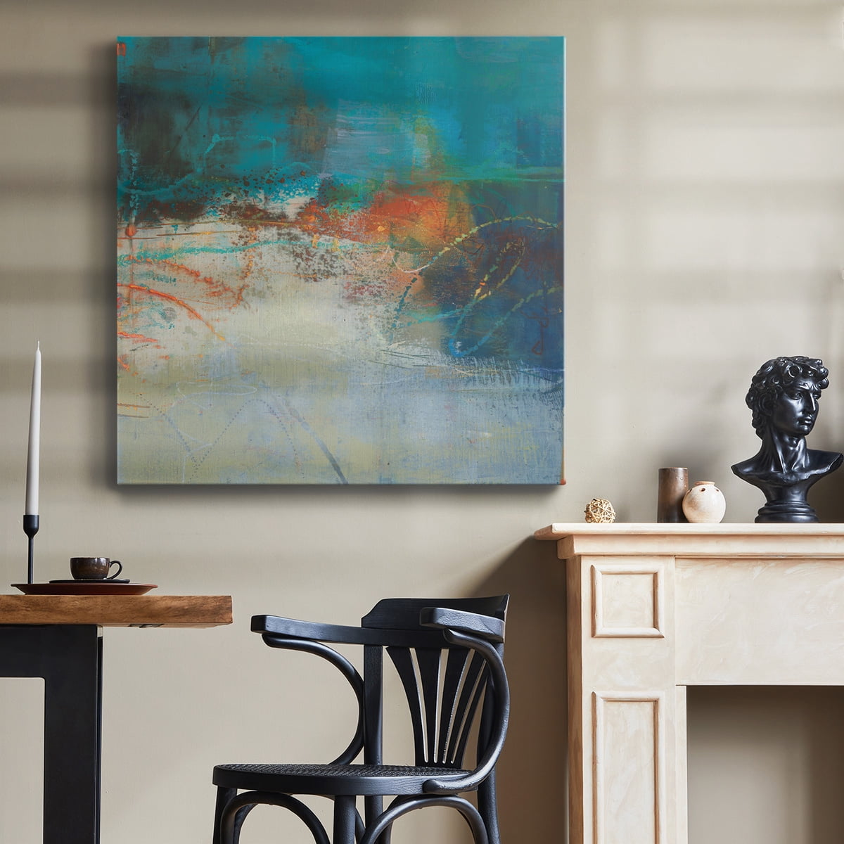 Wexford Home Keek I-Premium Gallery Wrapped Canvas, 24" x 24" - Ready to Hang