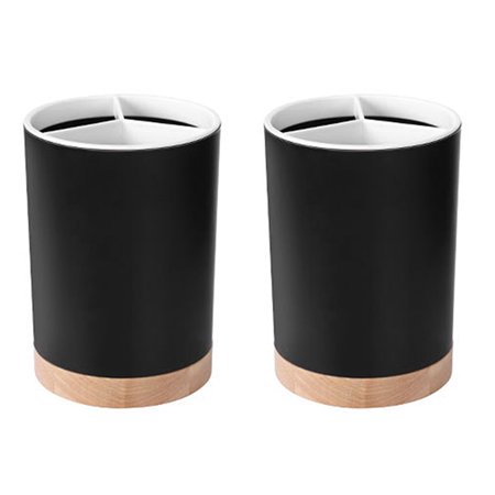 

2X Spoon Fork Knife Chopstick Drain Box Tableware Storage Holder Three Compartments Shelf Kitchen Utensil B