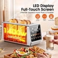 thumbnail image 5 of ONSON 1400W 4-Slice Smart Toaster with Digital Touchscreen, Extra-Wide Slots, Stainless Steel,Fast Heating,5 Bread Settings & 6 Shade Options, 5 of 5