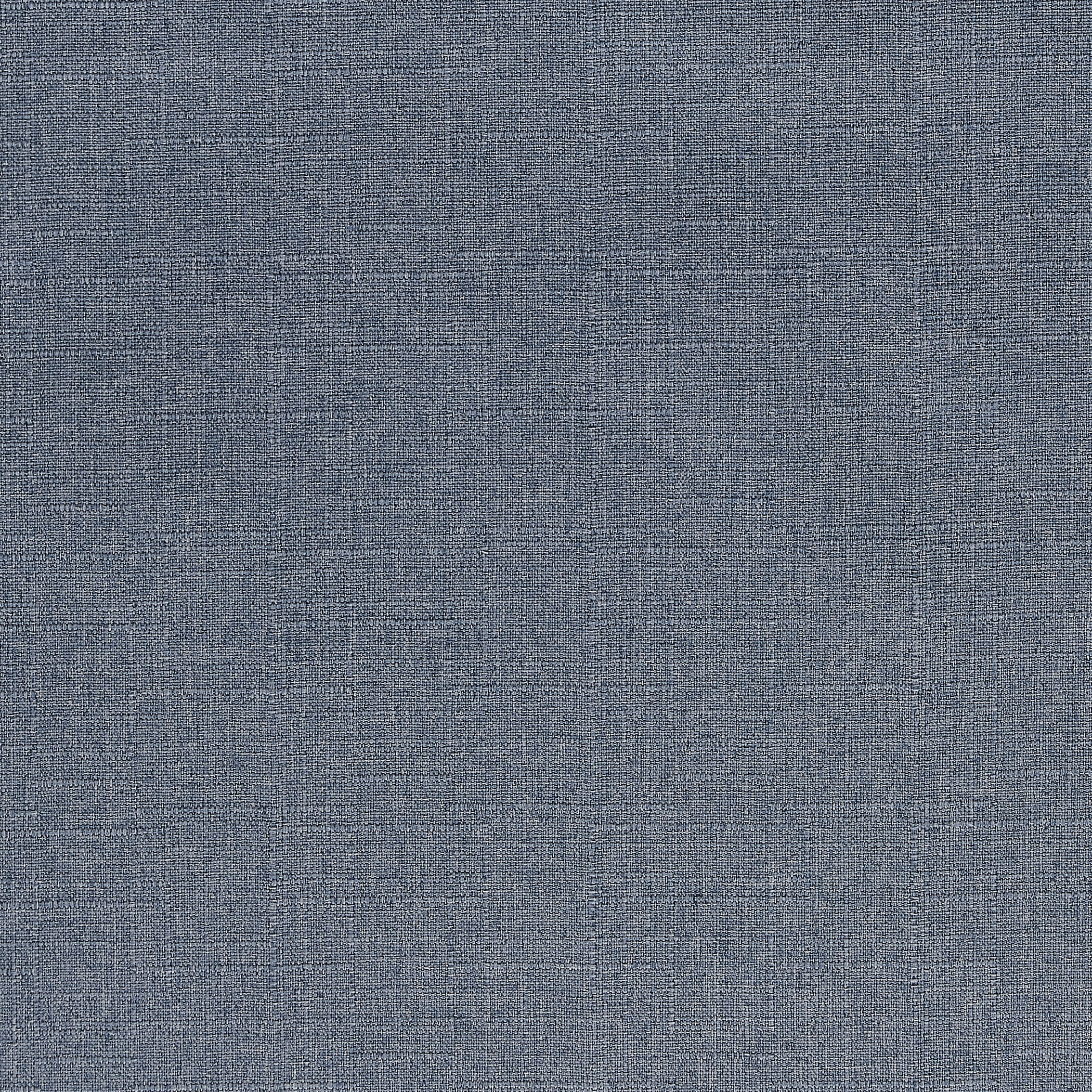 Sun Zero Channing Grid Texture Draft Shield Fleece Insulated 100% Blackout Grommet Curtain Panel, 50X84, Blue