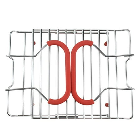 

Geruite Roast Chicken Transfer Rack Multi-Functional Baking Broiling Roasting Racks Multi-Functional Telescopic Design Roast Chicken Plate appropriate