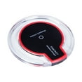 thumbnail image 1 of Wireless Charger for iOS/Android Phones Portable Wireless Charging Pad Flexible Power Supply Triple Protection, Black&Red, 1 of 8
