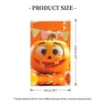 thumbnail image 2 of Halloween House Flags, Halloween Cute Cartoon Pumpkin (2) Halloween Decor Double Sided Outdoor Flag with Grommet, Decorative Flags for Garden YardHalloween Decorations, Porch Flag 3x5FT, 2 of 6