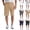 #03 Khaki, variant on Men's 12" Golf Shorts Quick Dry Casual Shorts Dress Shorts Flat Front Stretch Lightweight for Work Business,M,#03 Khaki