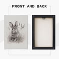 thumbnail image 7 of Vintage Easter Bunny Canvas Wall Art, Antique Spring Rabbit Painting, Rustic Dark Moody Rabbit Poster, Retro Esater Art Canvas, Cute Farmhouse Animal Wall Art, Nursery Wall Art 8x10inch Framed, 7 of 7