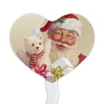 thumbnail image 2 of Christmas Holiday Santa and His Buddy Teddy Heart Love Cupcake Picks Toppers Decoration Set of 6, 2 of 7