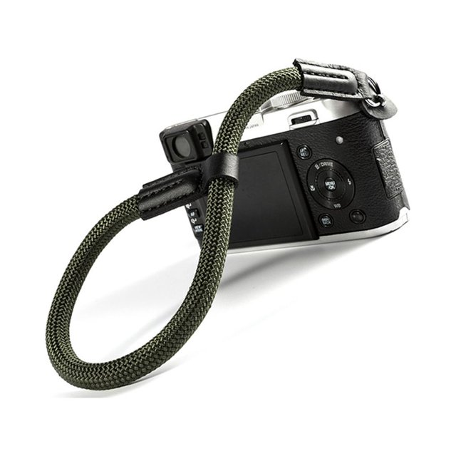 Sidaley Universal DSLR Cámara Anti-pérdida Anti-caída Cordón Muñeca Cuerda para colgar Correa Fotografía Videocámara Accesorios Cámaras de vídeo Verde