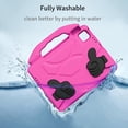 thumbnail image 5 of HCTian Kids Case Compatible with iPad 11th 11" A16 (2025)/10th 10.9", Lightweight EVA Kid Friendly Shockproof Cute Protective Case, with Handle Stand Heavy Duty Cover, 5 of 9