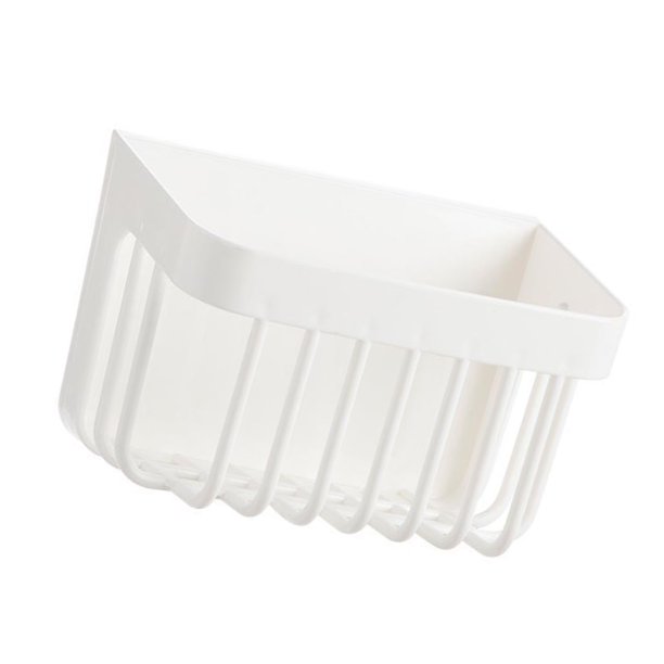 Cesta Plástica Del Almacenamiento, Cesta Facial Blanca Del Almacenamiento De La Toalla Para El Cuarto De Baño