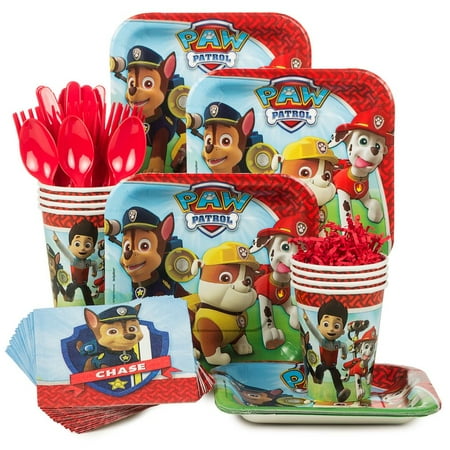  Paw  Patrol  Standard Birthday  Party  Tableware Kit Serves 8 