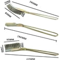 thumbnail image 2 of Limpiador de metales de alta resistencia, cepillo de limpieza con cerdas de alambre de acero inoxidable con diseño ergonómico para piezas de metal sin tratar, diseño curvo para áreas de difícil, 2 of 4