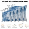 thumbnail image 5 of Throw Pillow Covers, Abstract Blue 26x26 Pillow Covers for Couch/Sofa/Bed, Modern Simple Painting Art Decorative Square Linen Cushion Pillowcase for Home Decor, 5 of 9