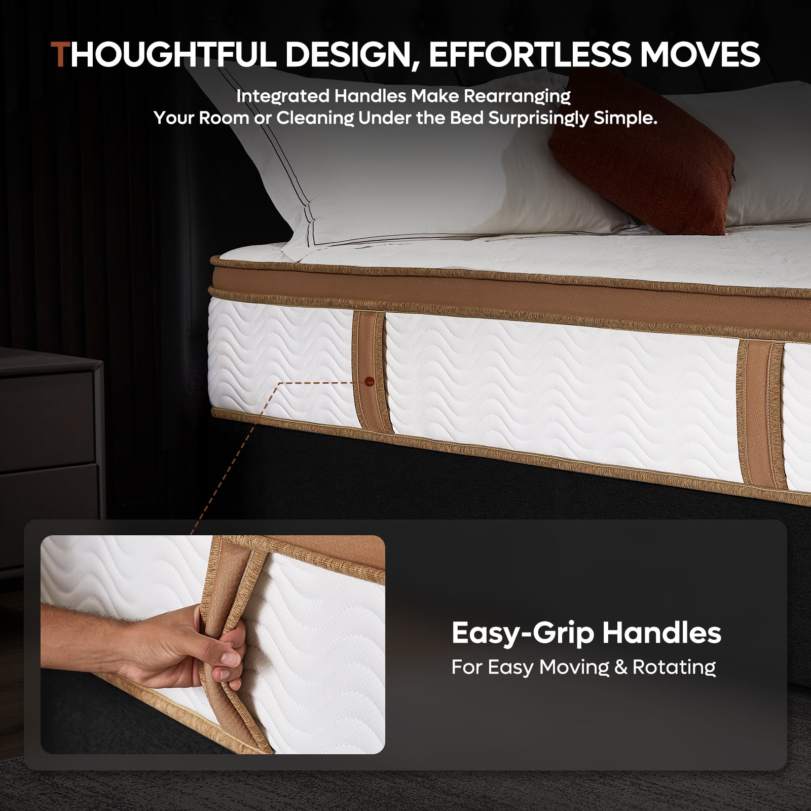 Bestier 12" Twin Mattress in a Box | Hybrid Gel Memory Foam Bed + Individually Wrapped Coils | Medium Firm | Pressure Relief, Enhanced Edge Support | CertiPUR-US Certified