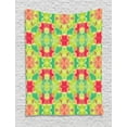 thumbnail image 1 of Abstract Tapestry, Fractal Mosaic Diagonal Digital Cubes Hexagon Forms Hipster Kaleidoscope Print, Wall Hanging for Bedroom Living Room Dorm Decor, 60W X 80L Inches, Multicolor, by Ambesonne, 1 of 2