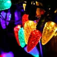 thumbnail image 6 of ZOELNIC C6 Strawberry Solar Decorative Lights, Outdoor 50LED Christmas Garden Lights, 23FT Solar Xmas Tree Lights for Home Party H, 6 of 10