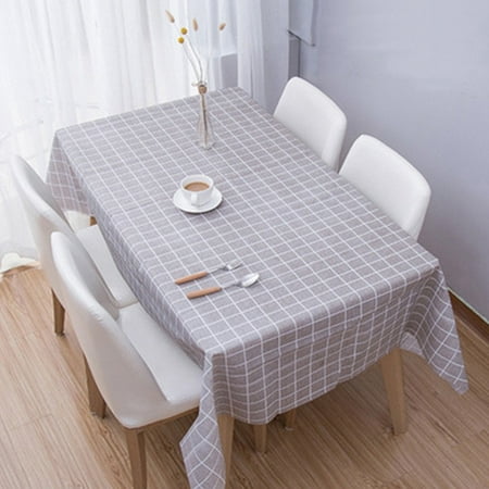 

SUNFEX Table Cloth Oil Water Proof Plaid Patter