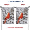 thumbnail image 6 of America Forever Cardinal On Snowy Branch Garden Flag - Winter Welcome Snow Birds Red Cardinal Snowy Day Flag - Seasonal Yard Outdoor Decorative Double Sided Flag - 12.5 x 18 Inches, 6 of 6