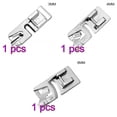 thumbnail image 1 of 3Pcs Sewing Machine Rolled Hem Foot Household Sewing Machine Rolled Hem Metal Presser Hemmer Wweixi, 1 of 9