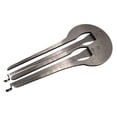 thumbnail image 3 of Mini arpa de boca ligera, instrumento de joyería de metal, arpa tradicional profesional Plata, 3 of 9