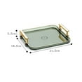 thumbnail image 2 of Snacks Plate Home Decorative Platter Divided Serving slip base divided Dishes for Nuts Kitchen M Green, 2 of 9