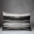 thumbnail image 3 of Creative Products Black Watercolor Waves 14x20 Indoor / Outdoor Pillow, 3 of 3