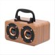 thumbnail image 1 of Wooden Speaker Bluetooth 5.0 Dual Channel Stereo with FM Radio, B, 1 of 5