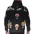 thumbnail image 6 of Lsque The Binding of Isaac Pattern Casual Men's Hoodie,Hooded Sweatshirt with Kangaroo Pocket,Pullover Hoodie-Small, 6 of 8