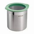 thumbnail image 4 of Tramontina Style 4-Piece Stainless Steel Canister Set with Silicone Lids, Mint, Dishwasher Safe, 4 of 5