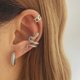thumbnail image 2 of 2026 Women earring girl stud ear Drop IFMIA Vintage Snake Charm Gold Round Ear Clips Trend Ear Cuffs Vale, 2 of 5
