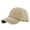 Khaki, variant on Mens And Womens Denim Washed Old Peaked Cap Solid Color Baseball Visor Khaki One Size